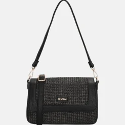 Crossbody Tassen^Charm London Hillingdon crossbody tas zwart