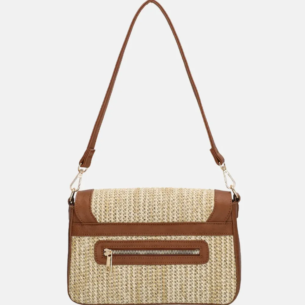 Crossbody Tassen^Charm London Hillingdon crossbody tas beige/cognac