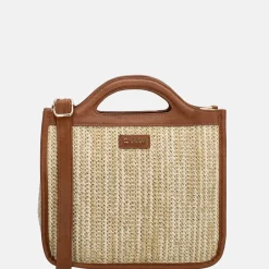 Handtassen^Charm London Hillingdon handtas beige/cognac