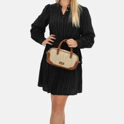 Handtassen^Charm London Hillingdon handtas beige/cognac