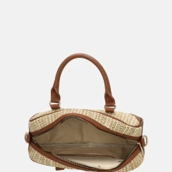 Handtassen^Charm London Hillingdon handtas beige/cognac