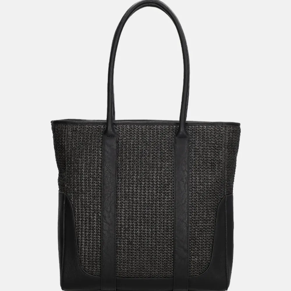 Shoppers^Charm London Hillingdon shopper zwart
