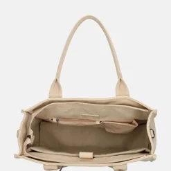 Dames Laptoptassen^Charm London laptoptas 15 inch zand