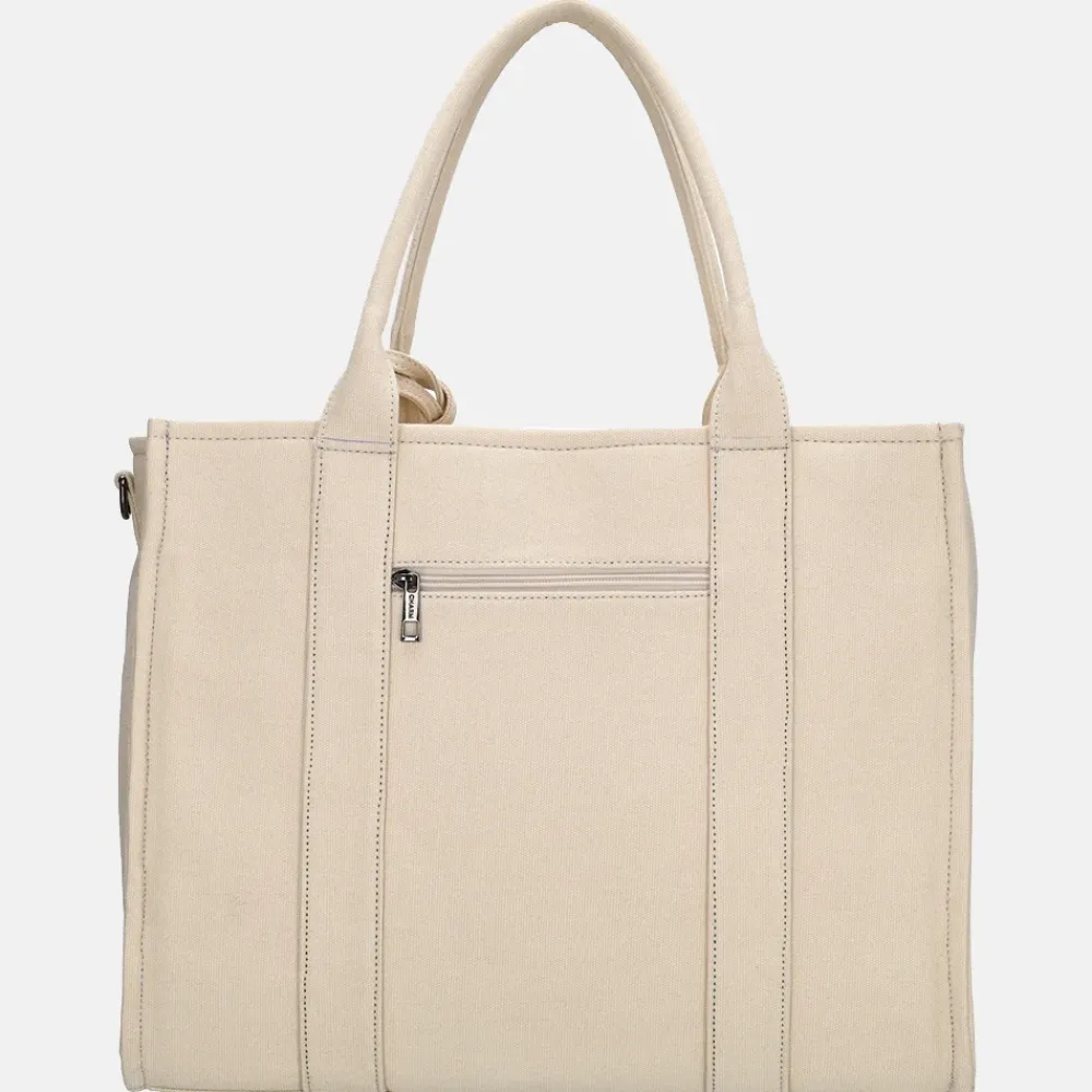 Dames Laptoptassen^Charm London laptoptas 15 inch zand