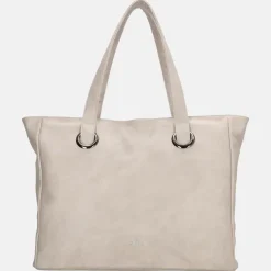 Dames Laptoptassen | Schoolhandtassen^Charm London Liberty shopper 15 inch lichttaupe