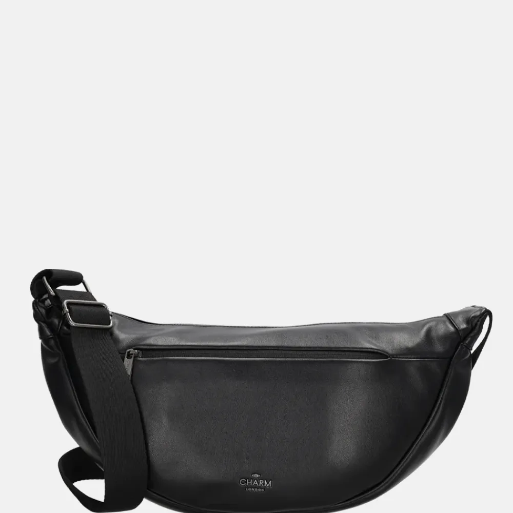 Crossbody Tassen^Charm London Lupin crossbody tas zwart