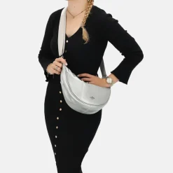 Crossbody Tassen^Charm London Lupin crossbody tas zilver