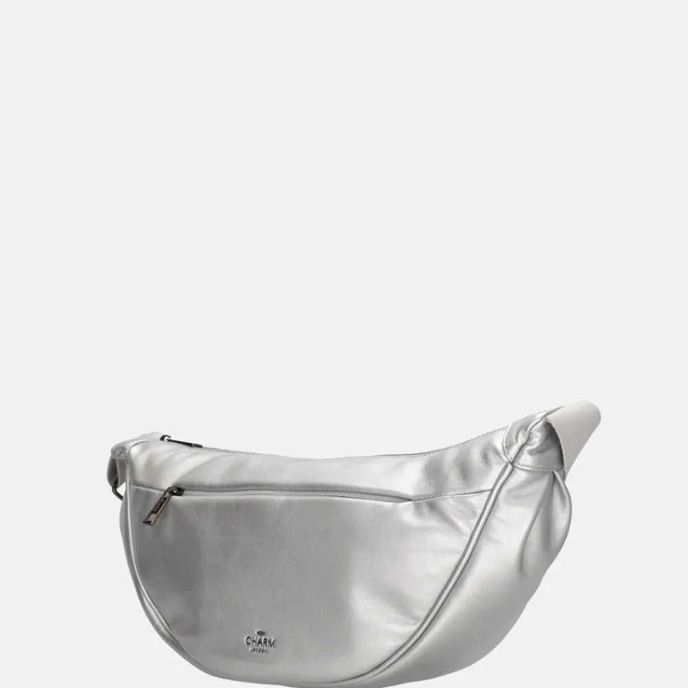 Crossbody Tassen^Charm London Lupin crossbody tas zilver