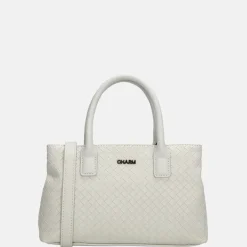Handtassen^Charm London Maribello handtas S lichtgrijs