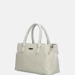 Handtassen^Charm London Maribello handtas S lichtgrijs