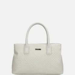 Handtassen^Charm London Maribello handtas S lichtgrijs