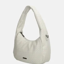 Schoudertassen^Charm London Maribello schoudertas lichtgrijs