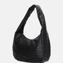 Schoudertassen^Charm London Maribello schoudertas zwart