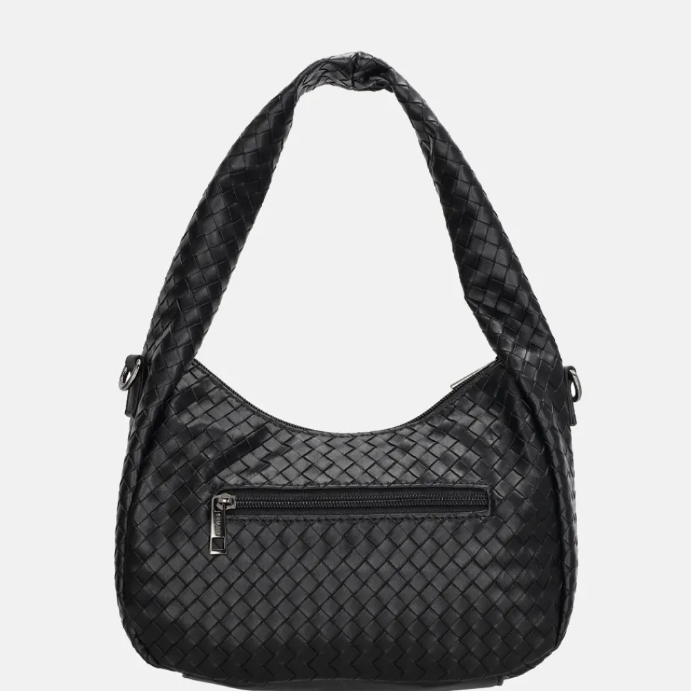 Schoudertassen^Charm London Maribello schoudertas zwart