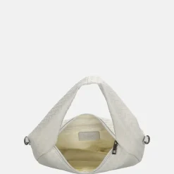 Schoudertassen^Charm London Maribello schoudertas lichtgrijs