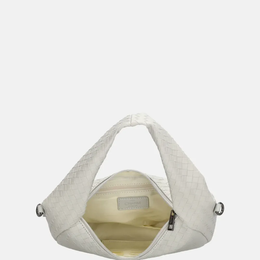Schoudertassen^Charm London Maribello schoudertas lichtgrijs