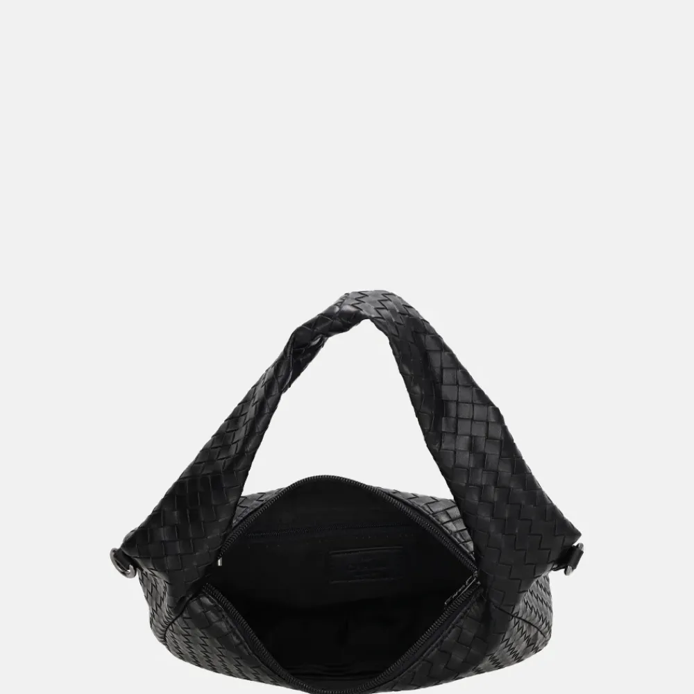 Schoudertassen^Charm London Maribello schoudertas zwart