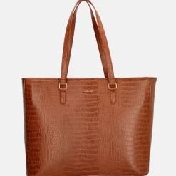Schoolhandtassen | Dames Laptoptassen^Charm London Midwood shopper 15.6 inch cognac