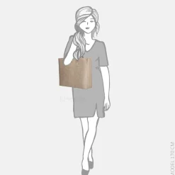 Schoolhandtassen | Dames Laptoptassen^Charm London Midwood shopper 15.6 inch lichttaupe