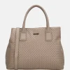 Handtassen^Charm London Mirabello handtas M taupe