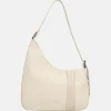 Schoudertassen^Charm London Mondmarte schoudertas creme