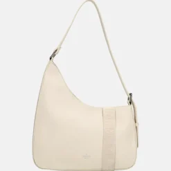 Schoudertassen^Charm London Mondmarte schoudertas creme