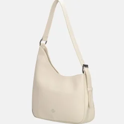 Schoudertassen^Charm London Mondmarte schoudertas creme