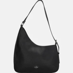 Schoudertassen^Charm London Mondmarte schoudertas zwart