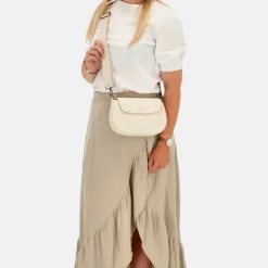 Crossbody Tassen^Charm London Montmartre crossbody tas creme