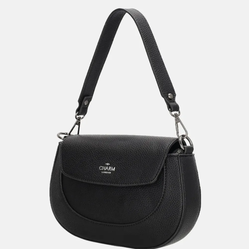 Crossbody Tassen^Charm London Montmartre crossbody tas zwart