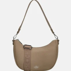 Schoudertassen^Charm London Montmartre schoudertas taupe