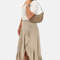 Schoudertassen^Charm London Montmartre schoudertas taupe