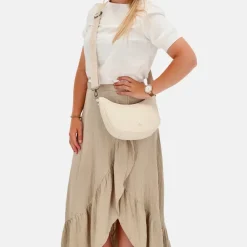 Schoudertassen^Charm London Montmartre schoudertas creme