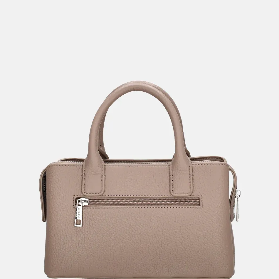 Handtassen^Charm London Muggiano handtas S lichttaupe