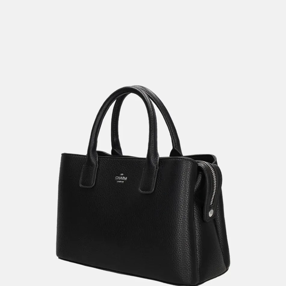 Handtassen^Charm London Muggiano handtas M zwart
