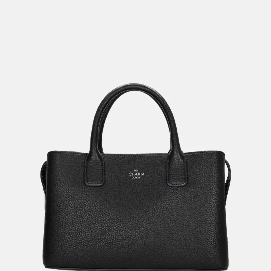Handtassen^Charm London Muggiano handtas M zwart