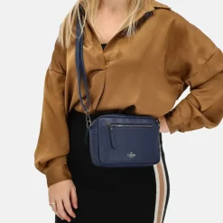 Crossbody Tassen^Charm London New York crossbody tas S blauw