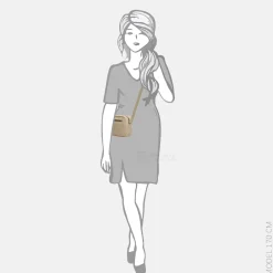 Crossbody Tassen^Charm London New York crossbody tas S taupe