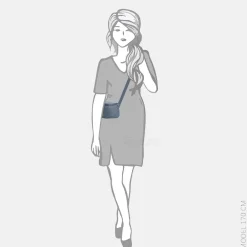 Heuptasjes^Charm London New York heuptas S jeans