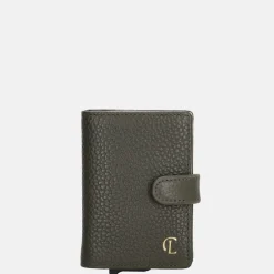 Pasjeshouders | Dames Portemonnees^Charm London pasjeshouder donkergroen