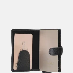 Pasjeshouders | Dames Portemonnees^Charm London pasjeshouder zwart
