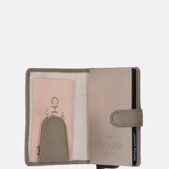 Pasjeshouders | Dames Portemonnees^Charm London pasjeshouder taupe