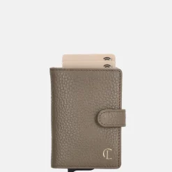 Pasjeshouders | Dames Portemonnees^Charm London pasjeshouder taupe