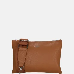 Crossbody Tassen^Charm London Pentonville crossbody tas cognac