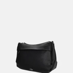 Schoudertassen^Charm London Pentonville schoudertas zwart