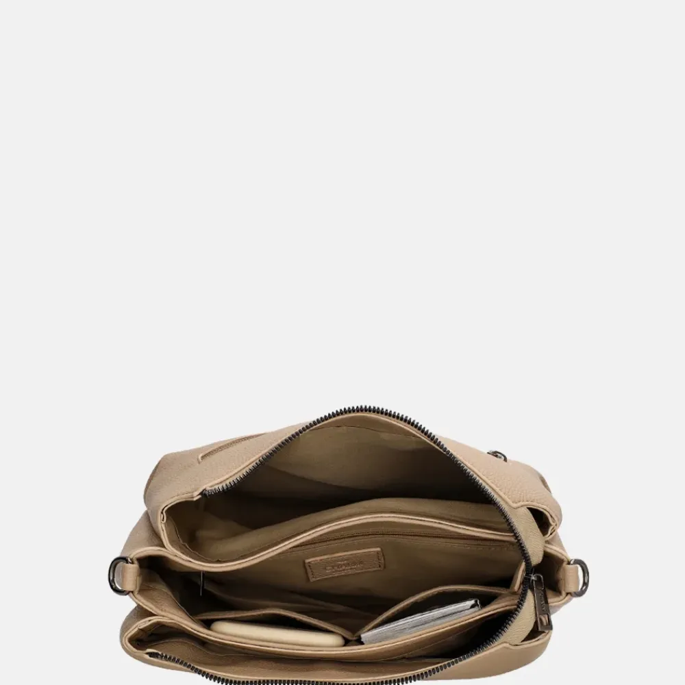 Schoudertassen^Charm London Pentonville schoudertas zand