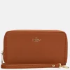 Dames Portemonnees^Charm London portemonnee L cognac