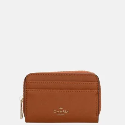 Dames Portemonnees^Charm London portemonnee S cognac