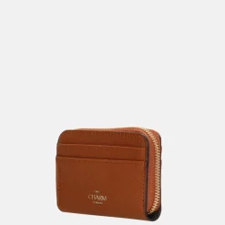 Dames Portemonnees^Charm London portemonnee S cognac