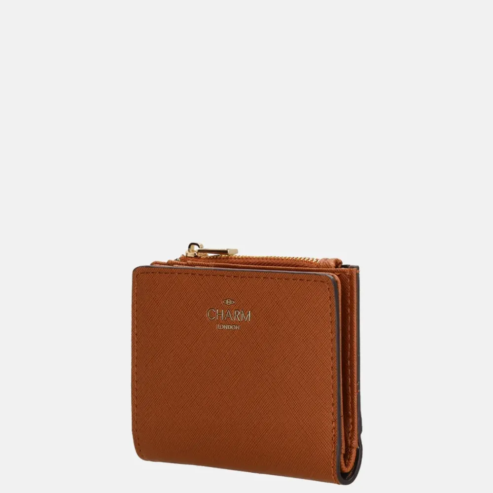 Dames Portemonnees^Charm London portemonnee cognac